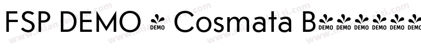 FSP DEMO - Cosmata B字体转换